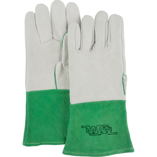 Premium TIG Welding Gloves, Grain Cowhide, Size Medium Groupe Belzile Dickner