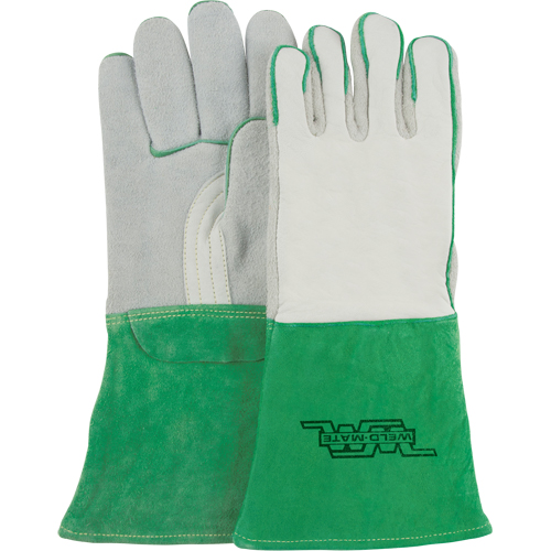 Heavy-Duty Welding Gloves, Split Cowhide, Size Medium Groupe Belzile Dickner
