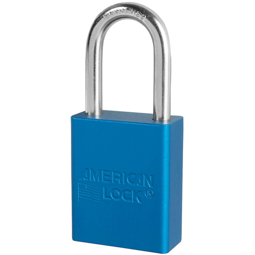 American Lock&reg; Safety Padlocks, Blue, Keyed Alike, Aluminum, 1-1/2" Width Groupe Belzile Dickner
