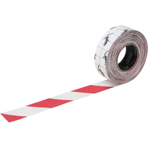 Premium Anti-Skid Tape, 2" x 60', Red & White Groupe Belzile Dickner