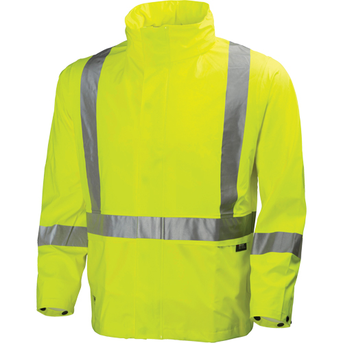 Veste imperm&eacute;able Narvik , Polyester, Jaune lime haute visibilit&eacute;, Petit Groupe Belzile Dickner