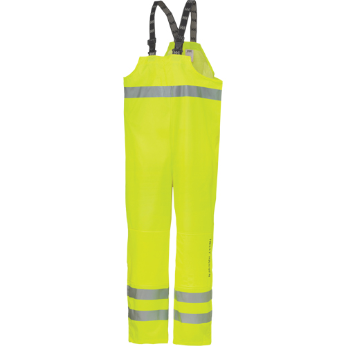 Pantalon &agrave; bavette imperm&eacute;able Narvik, Polyester, Petit, Jaune lime haute visibilit&eacute; Groupe Belzile Dickner