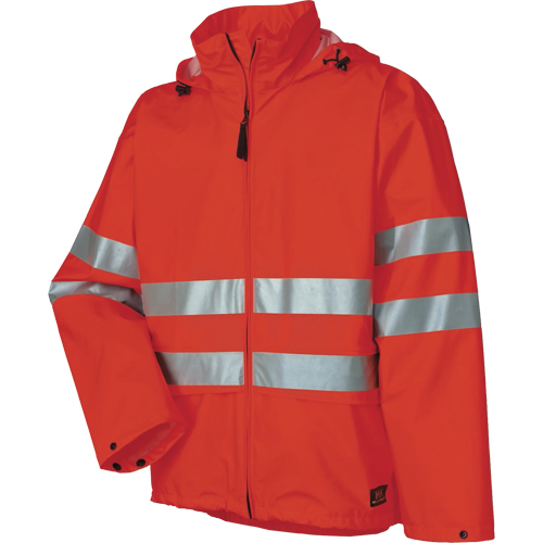 Veste imperm&eacute;able Narvik , Polyester, Orange haute visibilit&eacute;, Petit Groupe Belzile Dickner