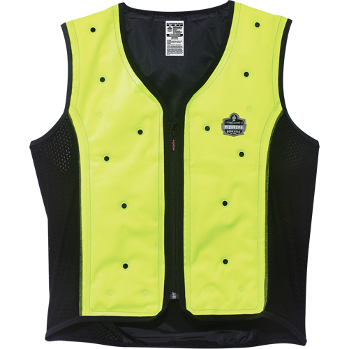 Vestes refroidissantes &agrave; &eacute;vaporation s&egrave;che Chill-Its 6685, Moyen, Jaune lime haute visibilit&eacute; Groupe Belzile Dickner