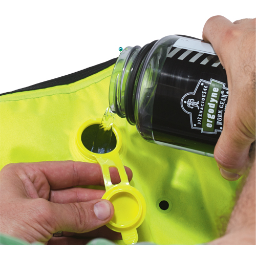 Vestes refroidissantes &agrave; &eacute;vaporation s&egrave;che Chill-Its 6685, Moyen, Jaune lime haute visibilit&eacute; Groupe Belzile Dickner