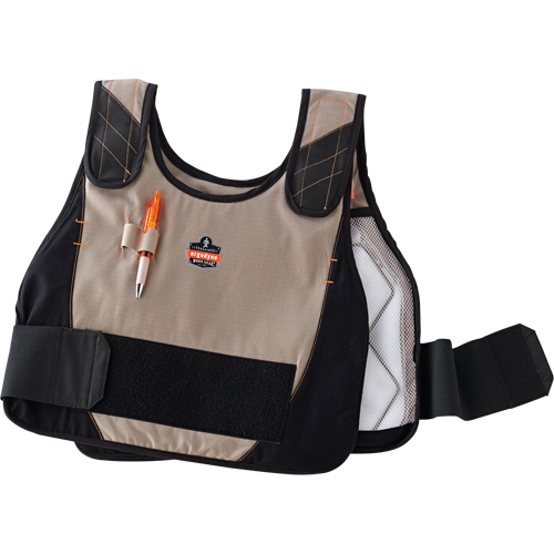 6215 Phase Change Cooling Vests, Small/Medium, Khaki Groupe Belzile Dickner