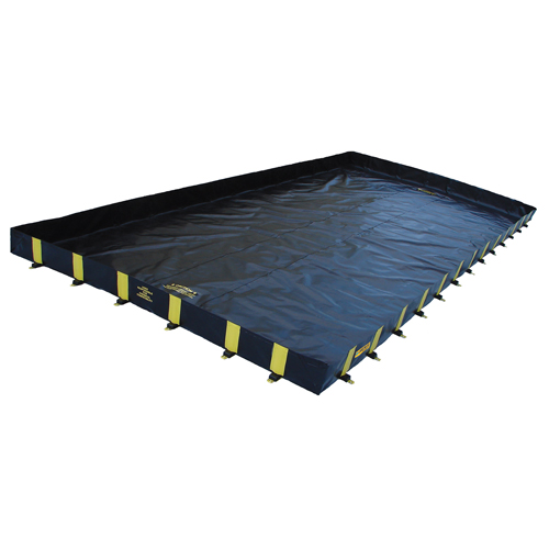 Bermes Rigid-Lock QuickBerm, Capacit&eacute; 1795 gal., 12' la x 20' lo x 12" h, Paroi &agrave; piquets Groupe Belzile Dickner