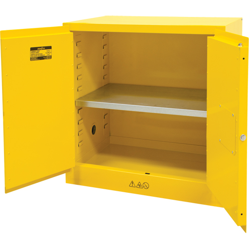 Armoire pour produits inflammables, 22 gal., 2 Porte(s), 35" La x 35" h x 22" p Groupe Belzile Dickner