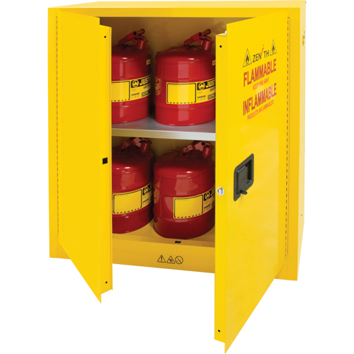 Armoire pour produits inflammables, 30 gal., 2 Porte(s), 43" La x 44" h x 18" p Groupe Belzile Dickner