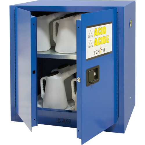 Corrosive Liquids Cabinet, 22 gal., 35" x 35" x 22" Groupe Belzile Dickner