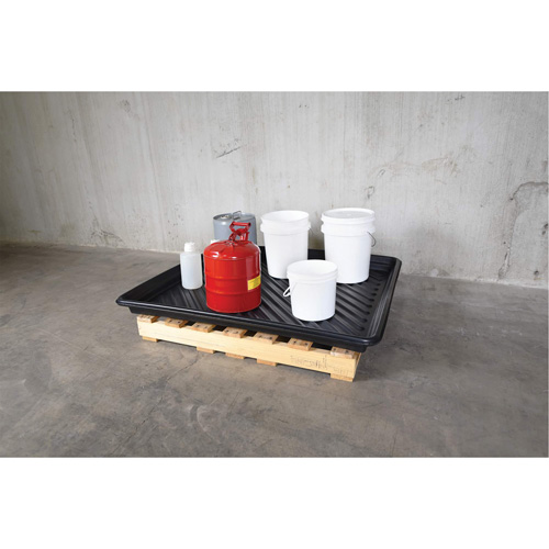 Ultra-Utility Trays&reg;, 36" L x 36" W x 4.75" H, 27 US gal. Spill Capacity Groupe Belzile Dickner