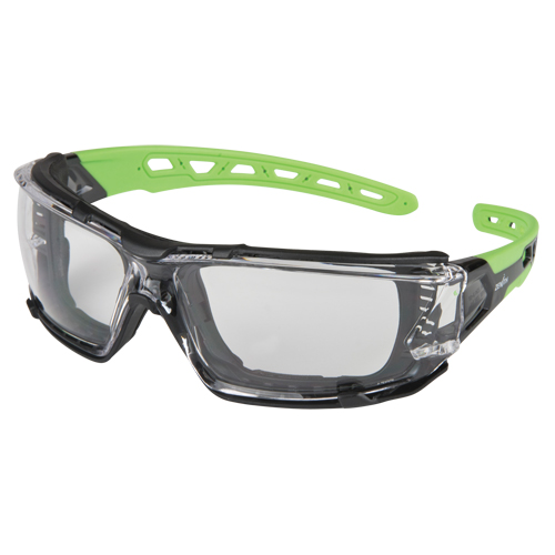 Lunettes de s&eacute;curit&eacute; s&eacute;rie Z2500 avec joint en mousse, Lentille Transparent, Anti-&eacute;gratignures, ANSI Z87+/R&eacute;pond ou surpasse la norme CSA Z94.3 Groupe Belzile Dickner