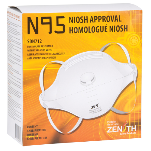 Particulate Respirator, N95, NIOSH Certified, Medium/Large Groupe Belzile Dickner