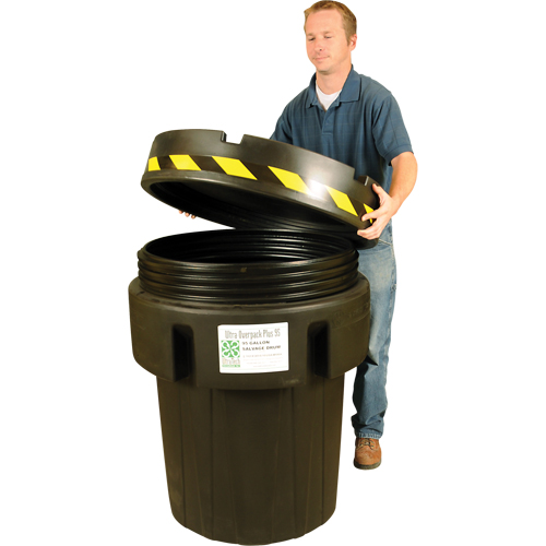 Baril de r&eacute;cup&eacute;ration Ultra-Recycled Overpack, 95 gal., Stationnaire Groupe Belzile Dickner