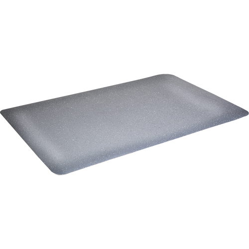 WD Foodmaster Anti-Microbial Mats, Smooth, 3' x 4' x 9/16", Grey, Vinyl Foam Groupe Belzile Dickner