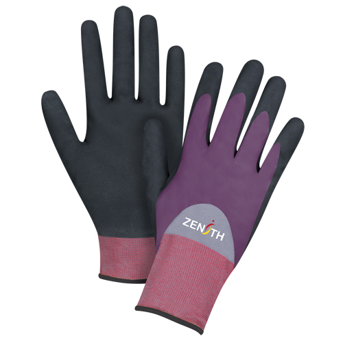 ZX-2 Premium Coated Gloves, 10/X-Large, Nitrile/Foam Nitrile Coating, 18 Gauge, Nylon Shell Groupe Belzile Dickner