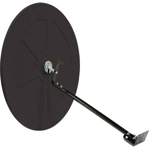 Miroir convexe avec support, Int&eacute;rieur/Ext&eacute;rieur, Diam&egrave;tre 36" Groupe Belzile Dickner