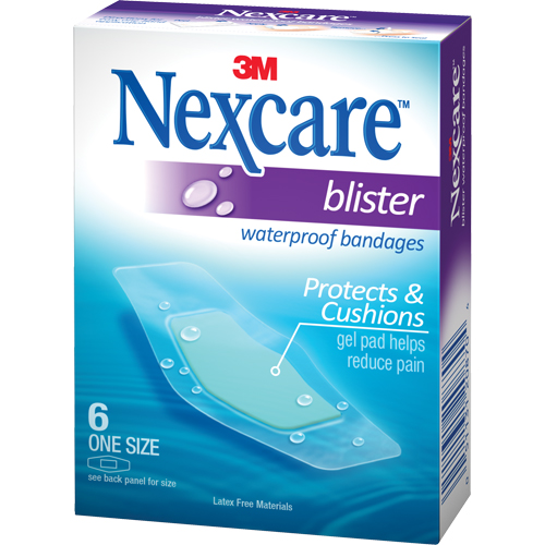 Nexcare Waterproof Blister Bandages, Rectangular/Square, 2-1/4", Plastic, Sterile Groupe Belzile Dickner
