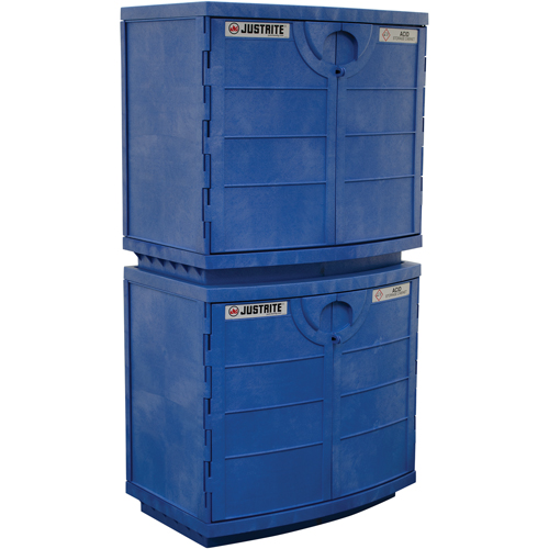 Polyethylene Corrosive/Acid Cabinet, 24 gal., 36" x 35" x 25" Groupe Belzile Dickner