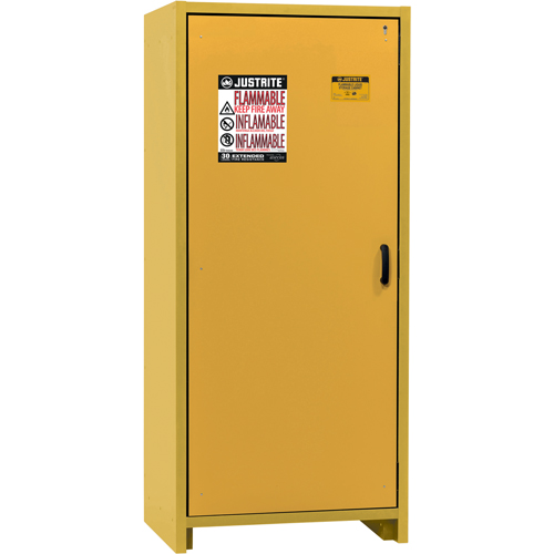 30-Minute EN Safety Storage Cabinet, 30 gal., 1 Door, 34.02" W x 76.65" H x 24.21" D Groupe Belzile Dickner