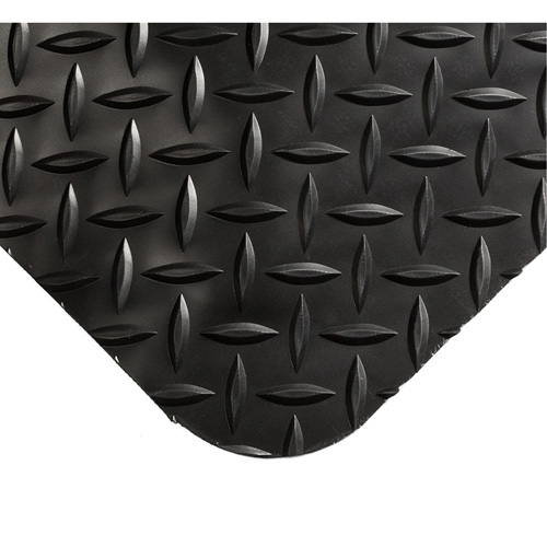 Smart Mats No.497, Diamond, 4' x 10' x 1", Black, PVC/Urethane Groupe Belzile Dickner