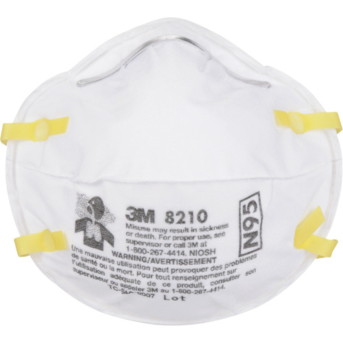 Respirateurs contre les particules 8210, N95, Certifi&eacute; NIOSH Groupe Belzile Dickner
