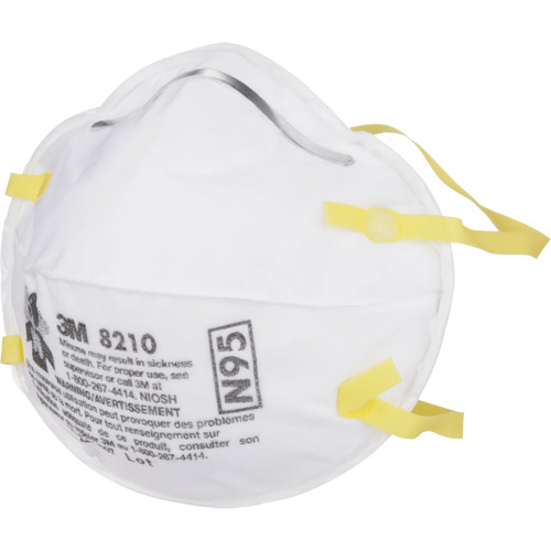 Respirateurs contre les particules 8210, N95, Certifi&eacute; NIOSH Groupe Belzile Dickner