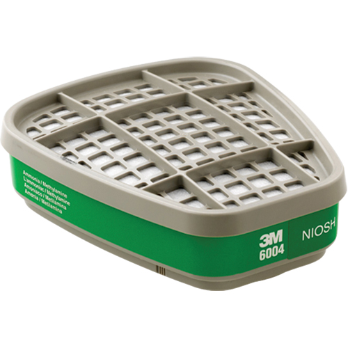 Cartouches pour respirateur s&eacute;rie 6000, Cartouche gaz/vapeur, Ammoniac/M&eacute;thylamine Groupe Belzile Dickner