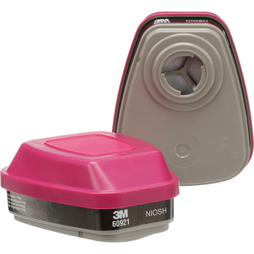 Cartouches pour respirateur s&eacute;rie 6000, Cartouche gaz/vapeur, Vapeurs organiques/P100 Groupe Belzile Dickner