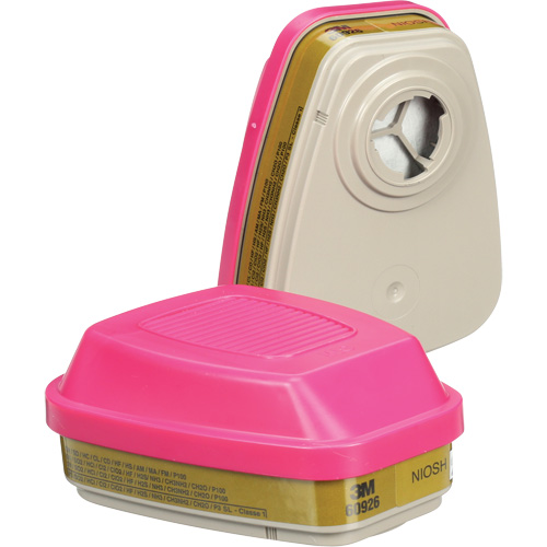 Cartouches pour respirateur s&eacute;rie 6000, Cartouche gaz/vapeur, Gaz multiples/Vapeurs/P100 Groupe Belzile Dickner