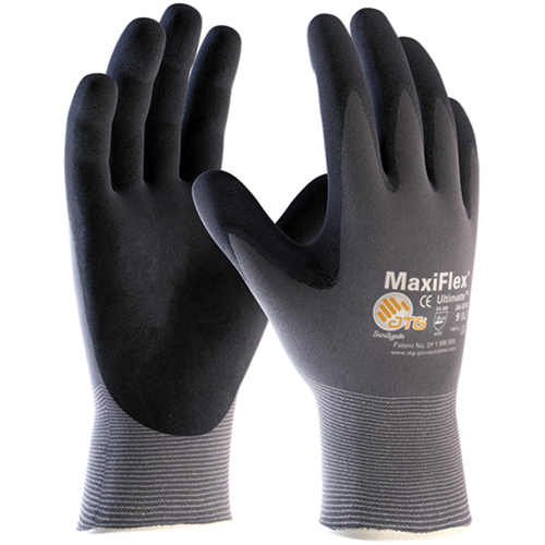 Gants MaxiFlex Ultimate ATG, 6/T-petit, R&ecirc;vetement Mousse de nitrile, Calibre 15, Enveloppe en Nylon Groupe Belzile Dickner