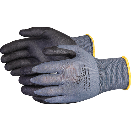 Gants enduits Dexterity, 9/Grand, R&ecirc;vetement PVC, Calibre 13, Enveloppe en Nylon Groupe Belzile Dickner