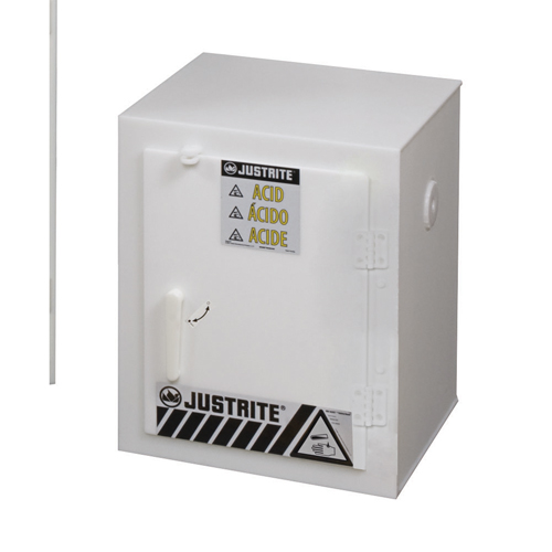 Armoires solides en poly&eacute;thyl&egrave;ne pour acides, 6 x 0,66043 gal., 17" x 22" x 17" Groupe Belzile Dickner