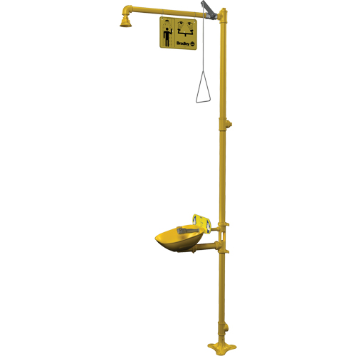 Halo Combination Emergency Shower & Eyewash Station Groupe Belzile Dickner