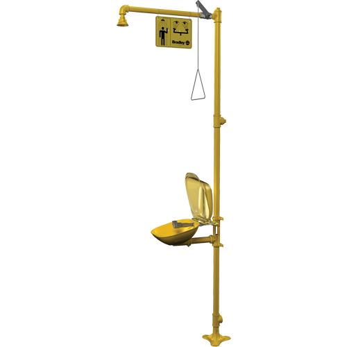 Halo Combination Emergency Shower & Eyewash Station Groupe Belzile Dickner