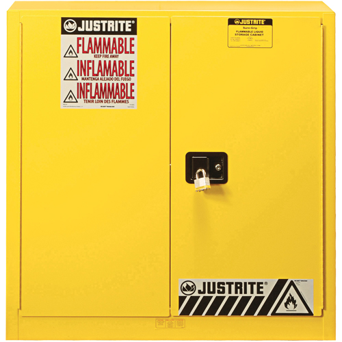 Armoire de s&eacute;curit&eacute; pour produits inflammables Ex Sure-Grip, 30 gal., 2 Porte(s), 36" La x 35" h x 24" p Groupe Belzile Dickner