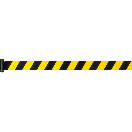 Tape Cassettes for Build-Your-Own Crowd Control Barriers, 7', Yellow Tape Groupe Belzile Dickner