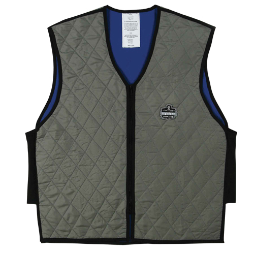 Chill-Its&reg; 6665 Wet Evaporative Cooling Vests, Medium, Grey Groupe Belzile Dickner