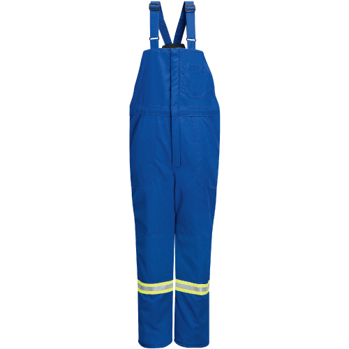Deluxe Flame-Resistant Insulated Bib Overalls with Reflective Trim, Men's, 3X-Large, Navy Blue Groupe Belzile Dickner