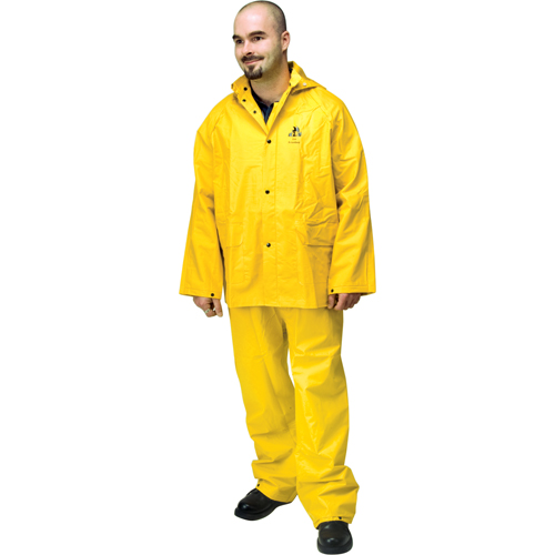 V&ecirc;tement imperm&eacute;able r&eacute;sistant aux flammes RZ500, Grand, Jaune Groupe Belzile Dickner