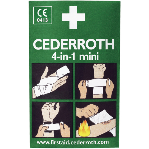 Cederroth 4-in-1 Bloodstopper, 5" L x 3" W Groupe Belzile Dickner