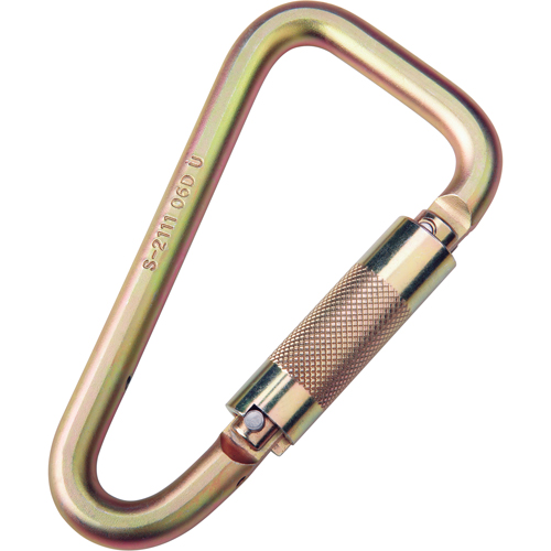 Saflok Carabiners, Steel, 3600 lbs Capacity Groupe Belzile Dickner