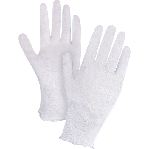 Gants d'inspection l&eacute;gers, Poly/coton, Poignet Non ourl&eacute;, Dames Groupe Belzile Dickner