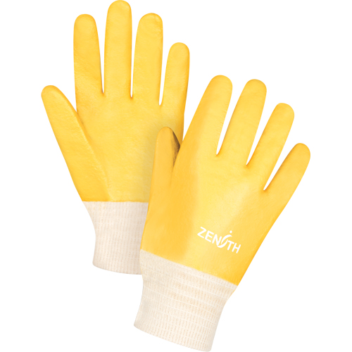 Gants &agrave; fini rugueux et r&eacute;sistants aux produits chimiques, Taille 9, 10" lo, PVC, Doublure en Interlock, 47-mil Groupe Belzile Dickner