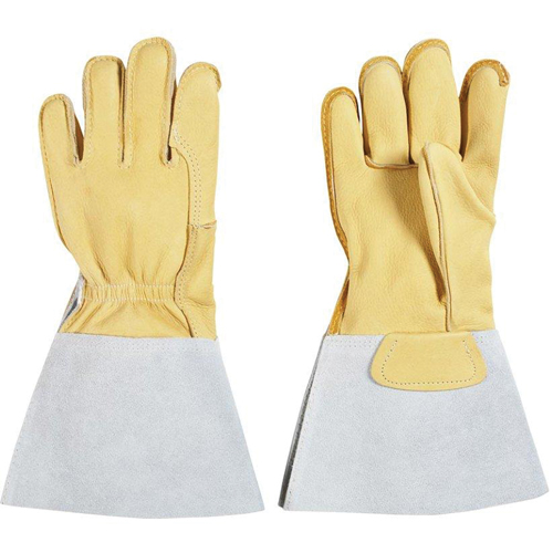 Welding Gloves, Grain Cowhide, Size Small Groupe Belzile Dickner
