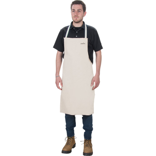 Apron, Cotton, 36" L x 29" W, Natural Groupe Belzile Dickner