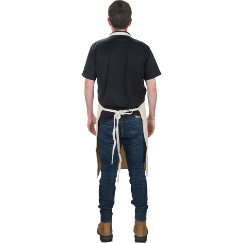 Apron, Cotton, 36" L x 29" W, Natural Groupe Belzile Dickner