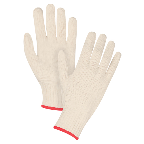 Standard-Duty String Knit Gloves, Poly/Cotton, 7 Gauge, Small Groupe Belzile Dickner