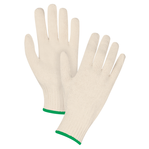 Standard-Duty String Knit Gloves, Poly/Cotton, 7 Gauge, Medium Groupe Belzile Dickner