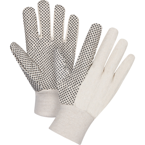Gants en toile de coton &agrave; pois sur la paume, 8 oz, Petit Groupe Belzile Dickner